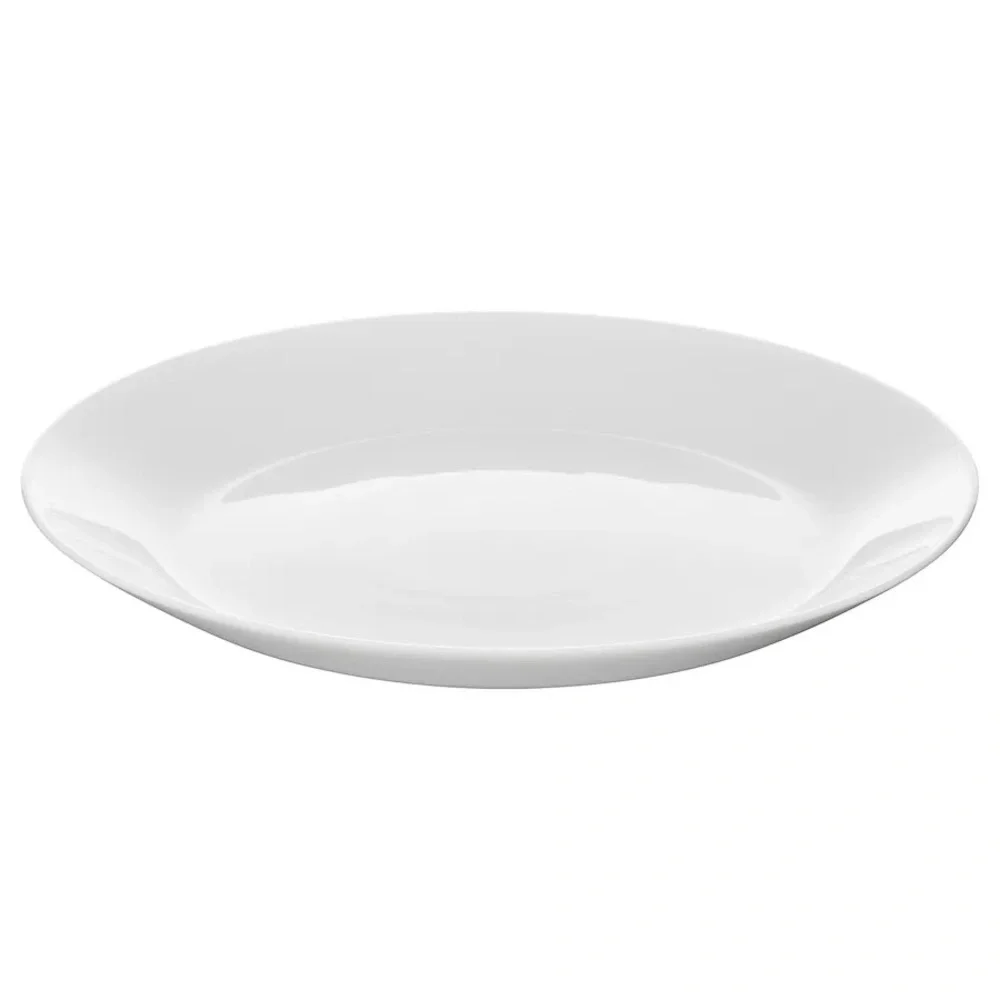 4 OFTAST Side plates, white, 7 ½ 